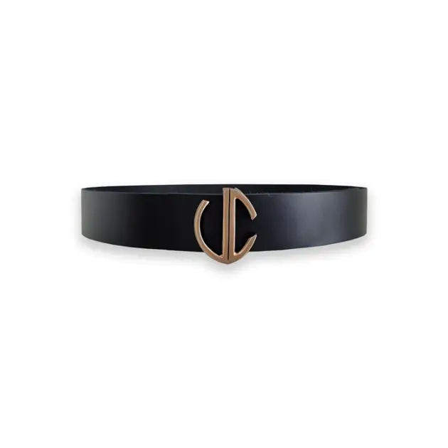 Dark Black equestrian belt 2