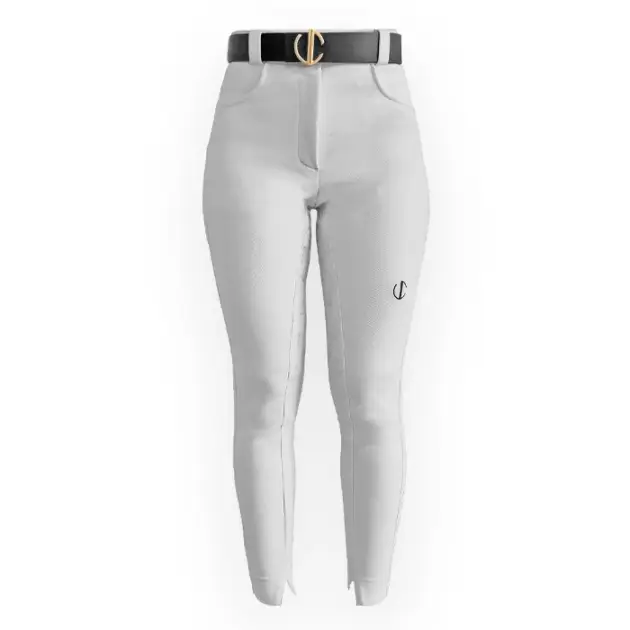 VC Wear Female White Equestrian Pants 3